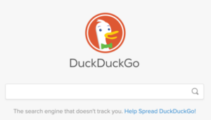 DuckDuckGO search engine screenshot