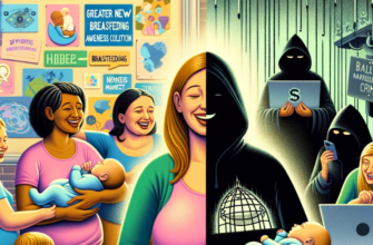 Greater New Orleans Breastfeeding Awareness Coalition, while the other side portrays the secretive and hidden world of the Nemesis Market on the Tor dark web